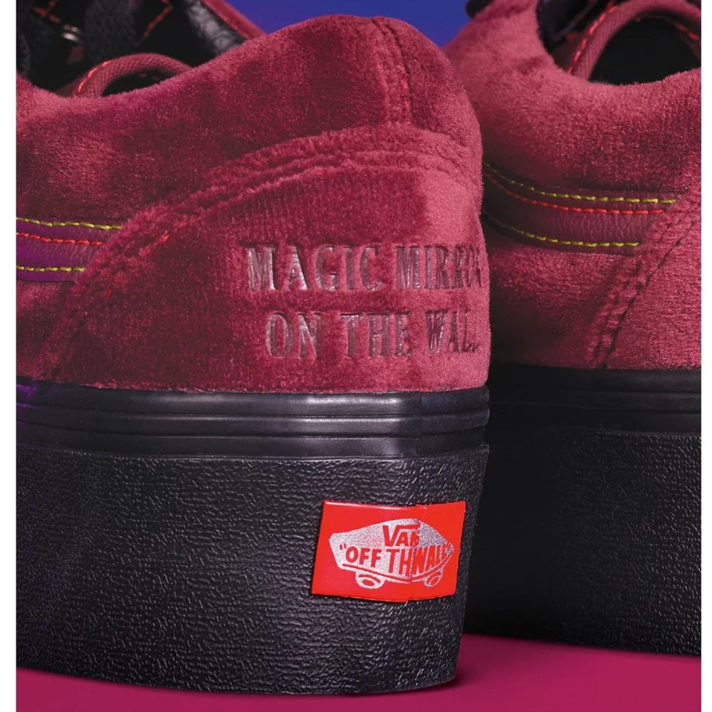 VANS x DISNEY | NWT Old Skool Stackform Disney 100 Poison Apple Mahogany - Picture 4 of 6